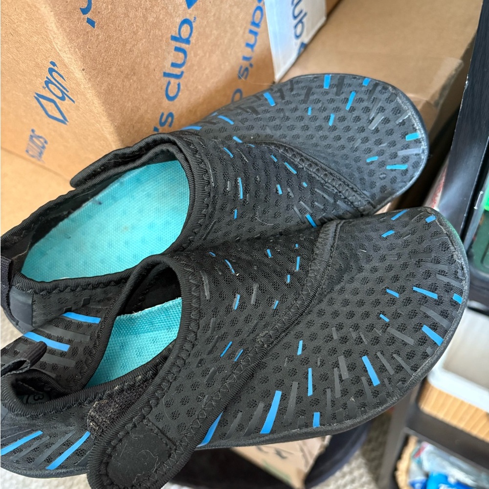 Kids Water Shoes - Black and Blue
